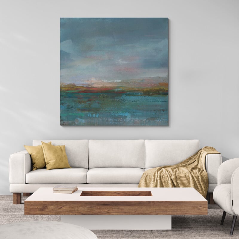 Open Water Sunrise by Danhui Nai wall art from Glam Wall Art