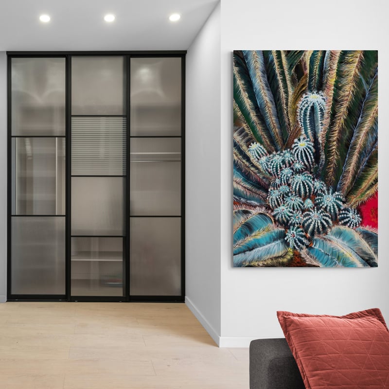 Ouch! by Marina Strijakova wall art in a living room
