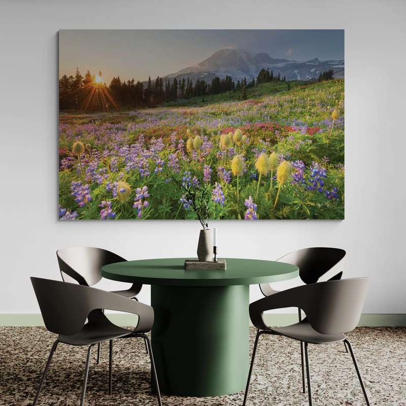 Paradise Wildflower Meadows I by Alan Majchrowicz wall art from Glam Wall Art