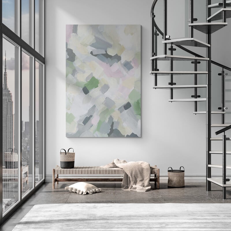 Paris Au Printemp 2 by Jetty Home wall art in a living room