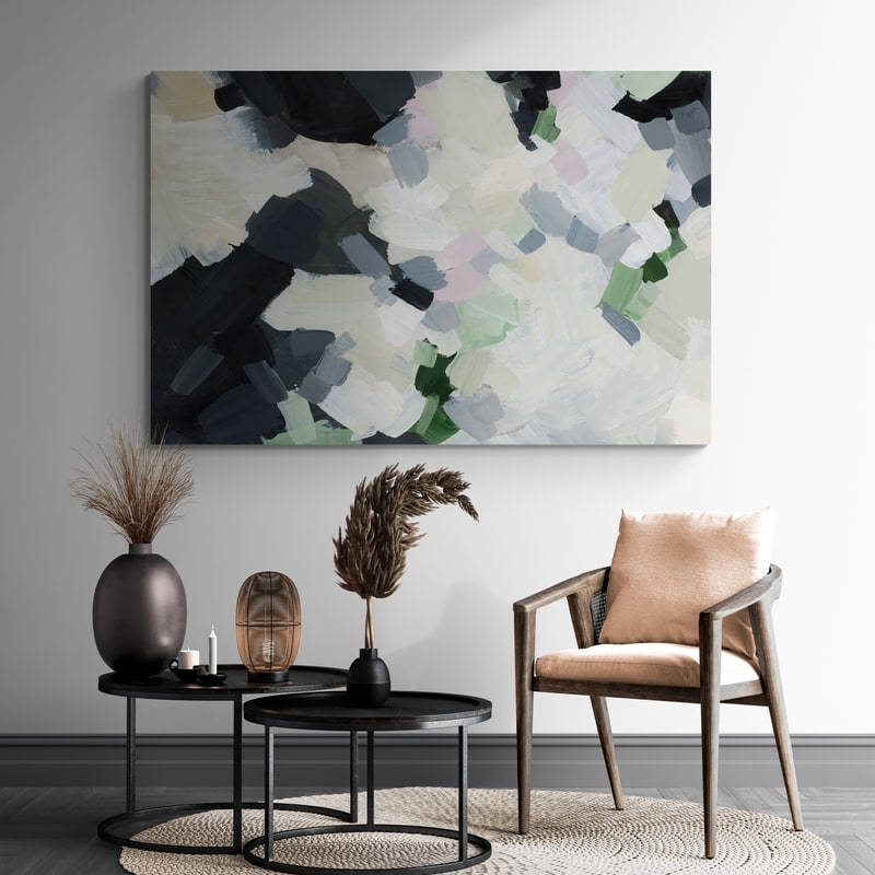 Paris Au Printemp 4 by Jetty Home wall art in a living room