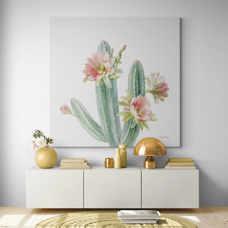 Pastel Desert III by Danhui Nai wall art in a hallway