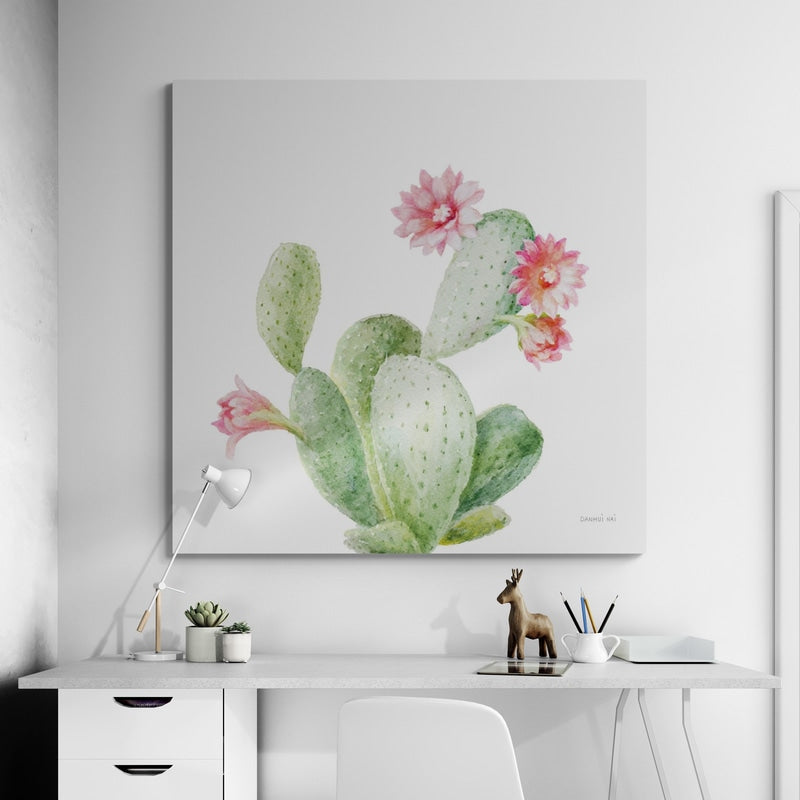 Pastel Desert IV by Danhui Nai wall art in a living room