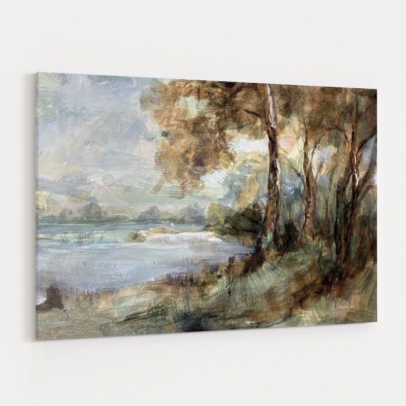 Peaceful Lake by Danhui Nai wall art