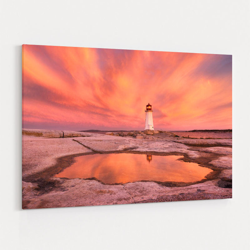 Peggy's Cove Nova Scotia Crop by Alan Majchrowicz wall art