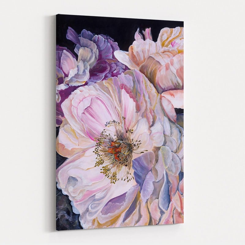 Peonies in Full Bloom by Marina Strijakova wall art