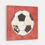 Play Ball III Red by Courtney Prahl wall art