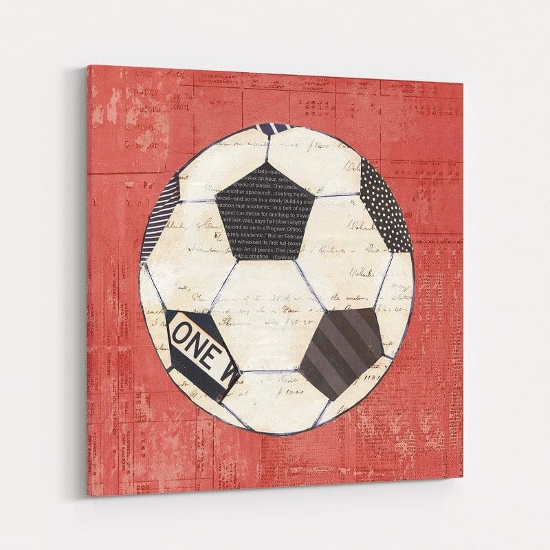 Play Ball III Red by Courtney Prahl wall art