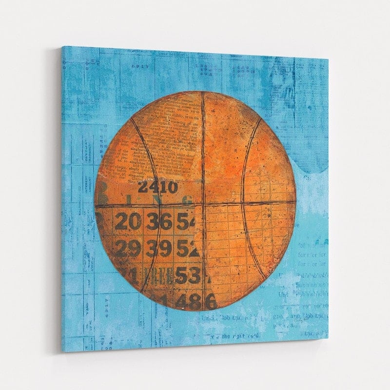 Play Ball IV Blue by Courtney Prahl wall art