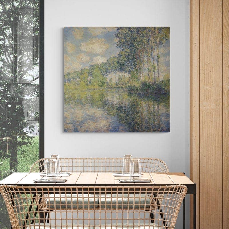 Poplars on the Epte 1891 II by Claude Monet wall art from Glam Wall Art