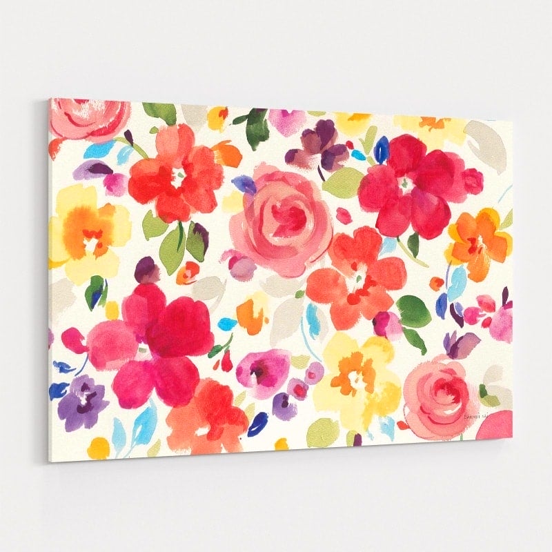 Popping Florals by Danhui Nai wall art