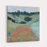 Poppy Field in a Hollow near Giverny 1885 II by Claude Monet wall art