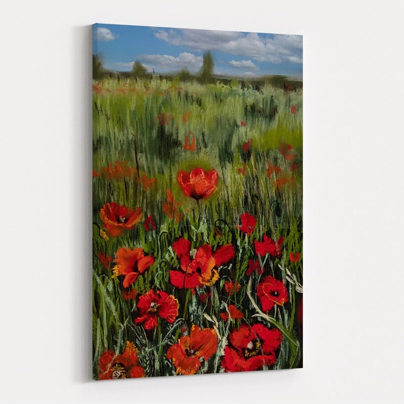 Poppy Field by Marina Strijakova wall art