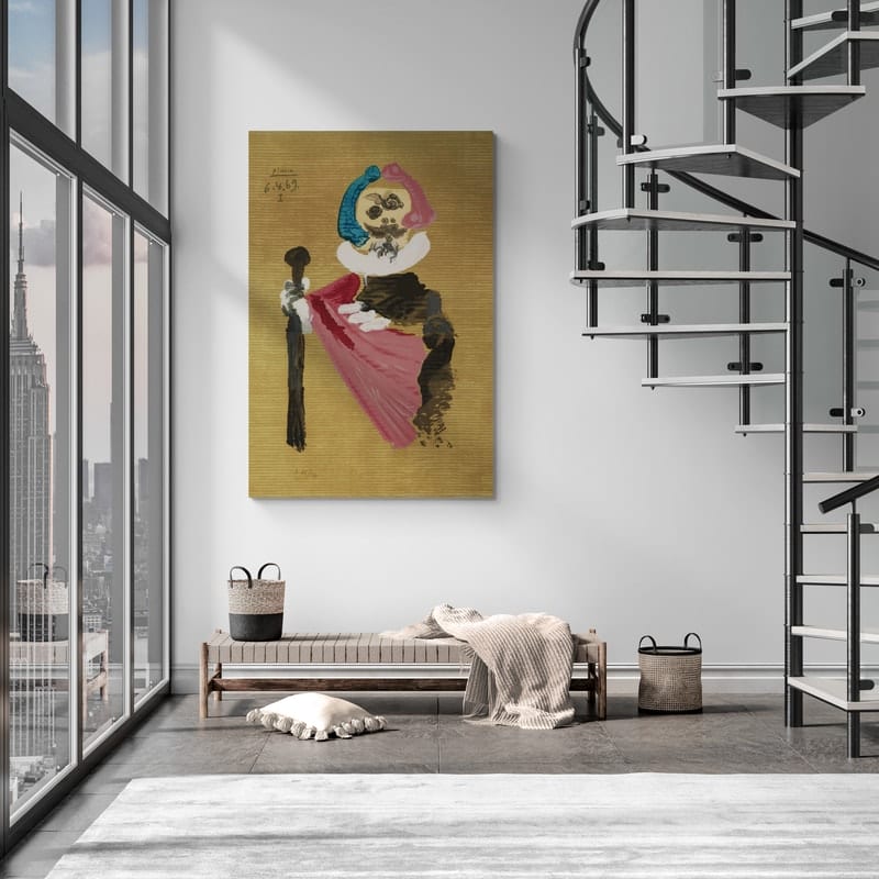 Portrait Imaginaire - 6.4.69 I by Pablo Picasso wall art from Glam Wall Art