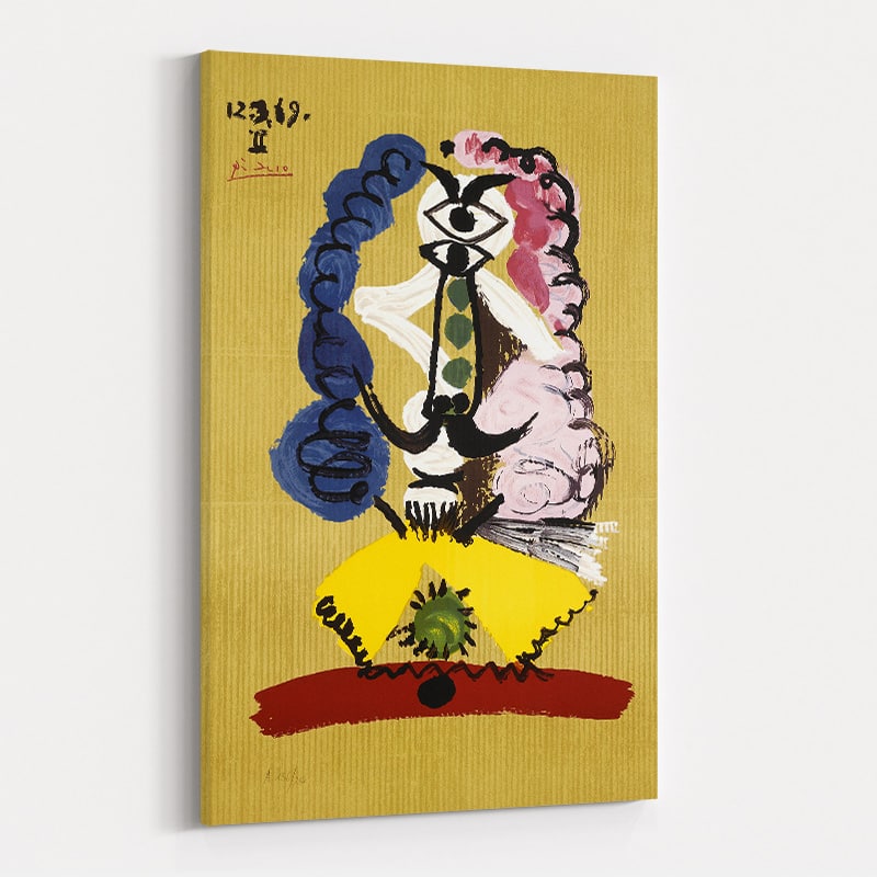Portrait Imaginaire - 12.3.69 II by Pablo Picasso wall art