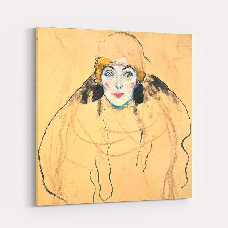 Portrait of a Woman by Gustav Klimt wall art