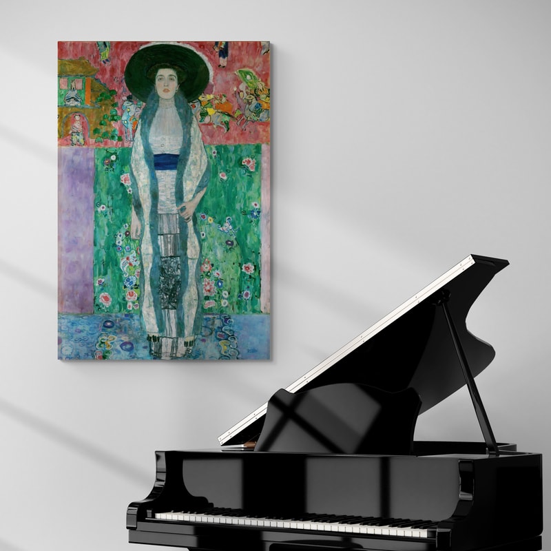 Portrait of Adele Bloch-Bauer II by Gustav Klimt wall art from Glam Wall Art