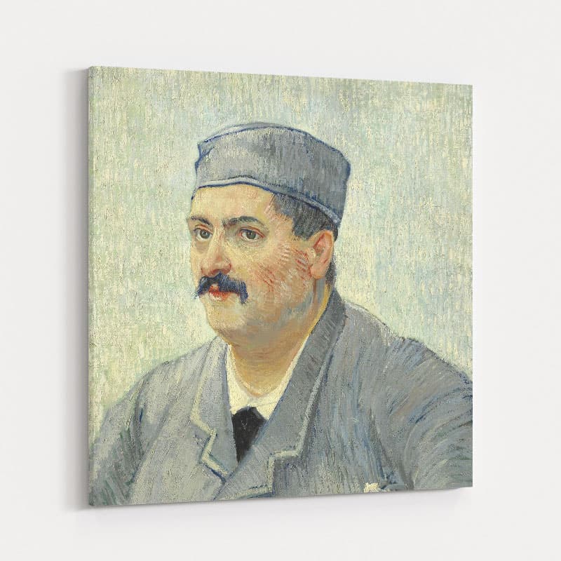 Portrait of Etienne-Lucien Martin 1887 by Vincent Van Gogh wall art