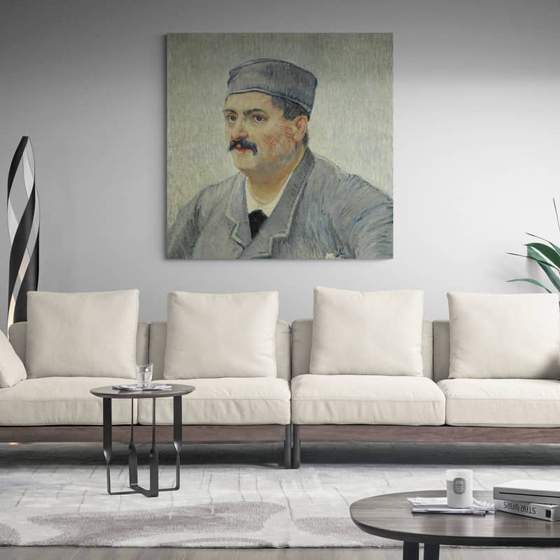 Portrait of Etienne-Lucien Martin 1887 by Vincent Van Gogh wall art from Glam Wall Art