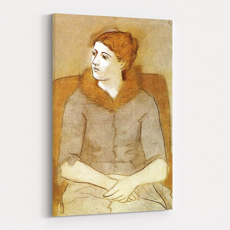 Portrait of Olga by Pablo Picasso wall art