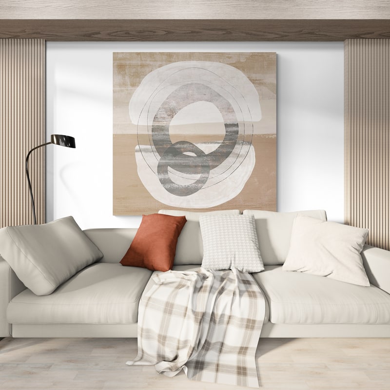 Primitive Abstract 2 by Nina Blue wall art from Glam Wall Art