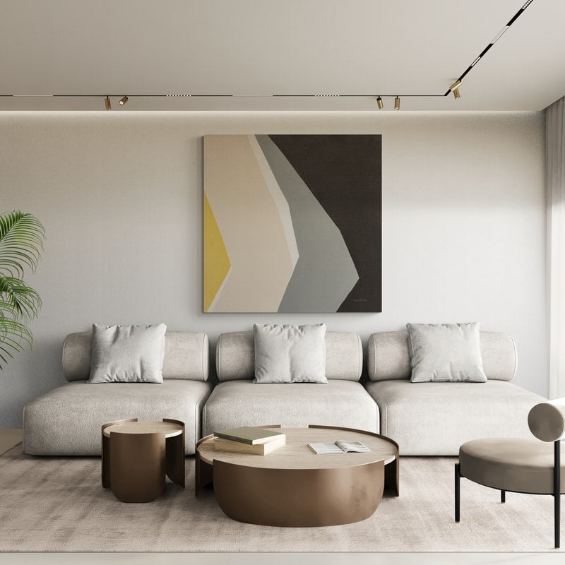 Prismatic Yellow by Danhui Nai wall art from Glam Wall Art
