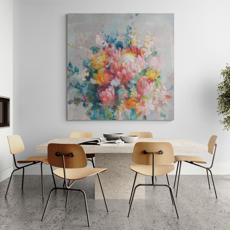 Protea Bouquet by Danhui Nai wall art from Glam Wall Art