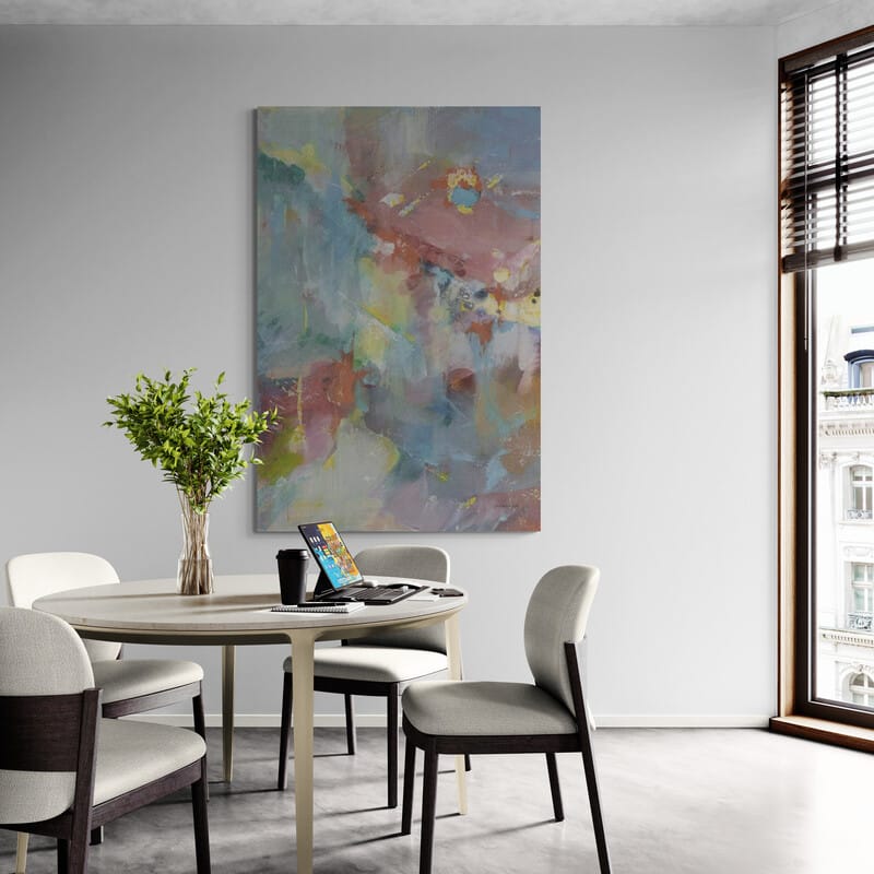 Quasar II Rose by Danhui Nai wall art from Glam Wall Art