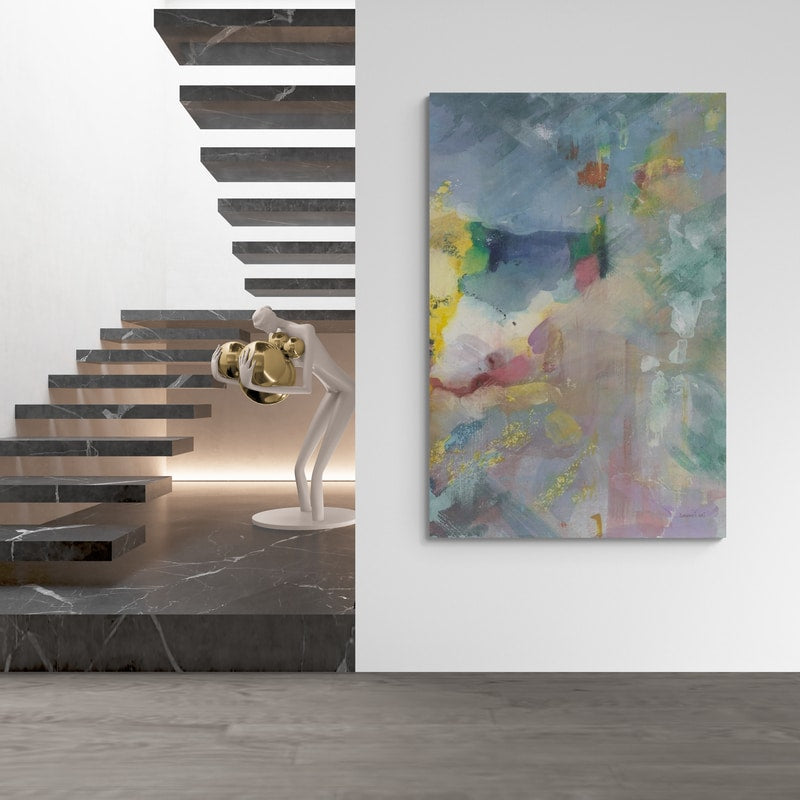 Quasar III Rose by Danhui Nai wall art from Glam Wall Art