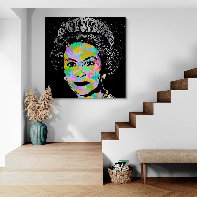 Queen 2024 by Technodrome1 wall art from Glam Wall Art