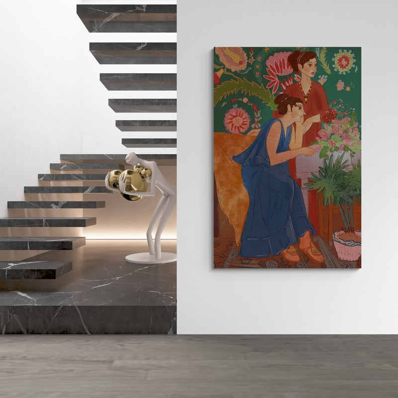 A Quiet Rest by Lisha Sun wall art from Glam Wall Art