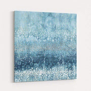 Rain Abstract III Blue Silver by Danhui Nai wall art