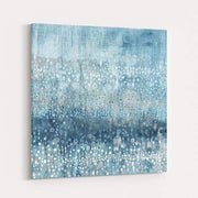 Rain Abstract IV Blue Silver by Danhui Nai wall art