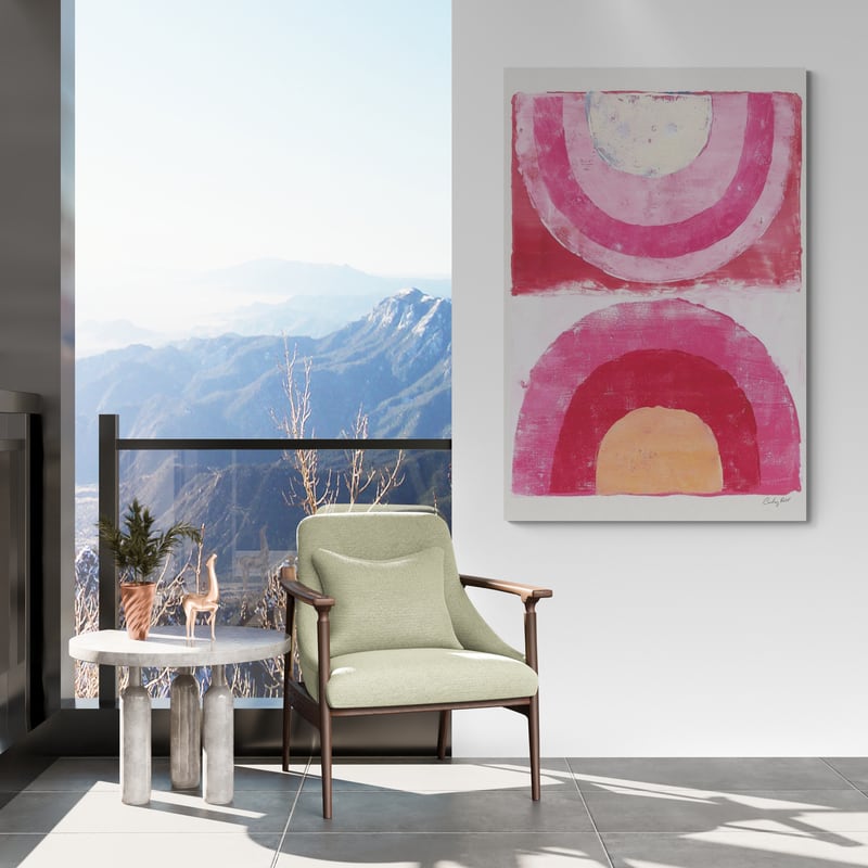 Rainbow Arc I by Courtney Prahl wall art from Glam Wall Art