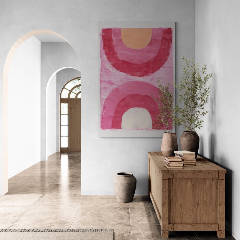 Rainbow Arc II by Courtney Prahl wall art from Glam Wall Art