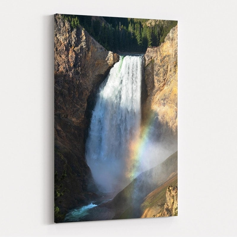 Rainbow Lower Falls by Alan Majchrowicz wall art