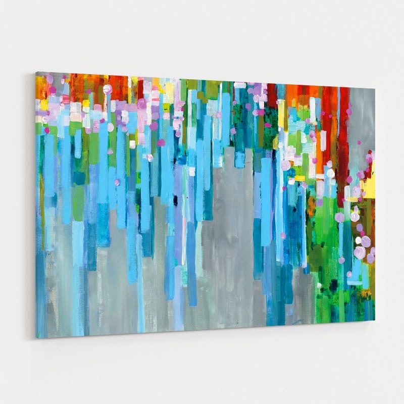 Rainbow Of Stripes by Danhui Nai wall art