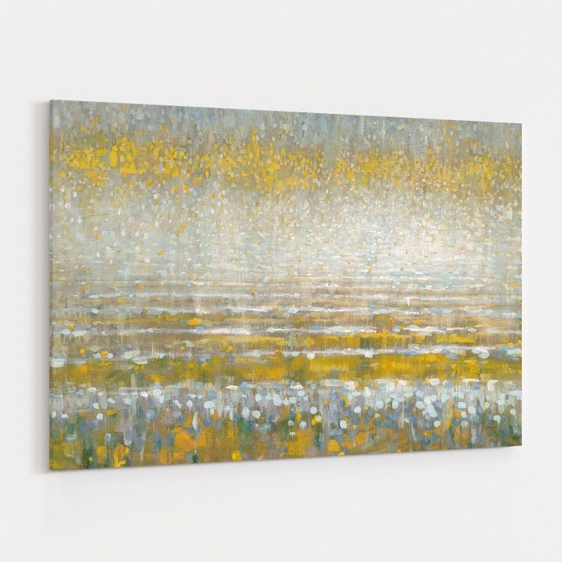 Rains Over The Lake Yellow Gray I by Danhui Nai wall art
