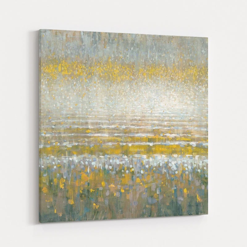 Rains Over The Lake Yellow Gray by Danhui Nai wall art