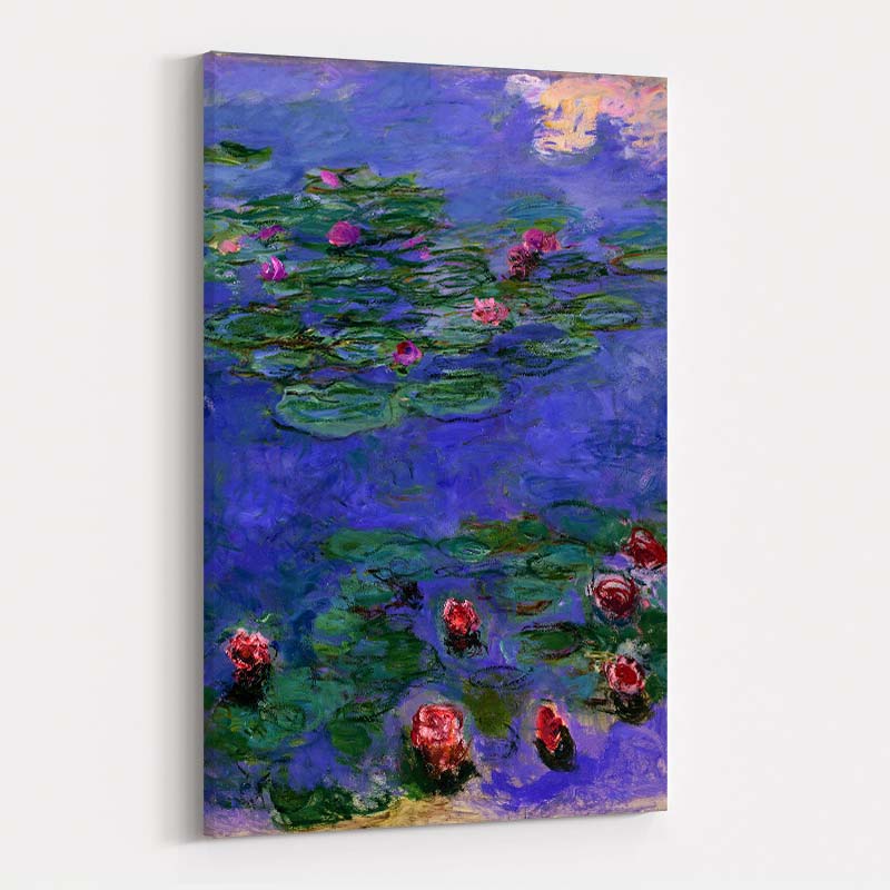 Red Water-Lilies 1914-1917 by Claude Monet wall art