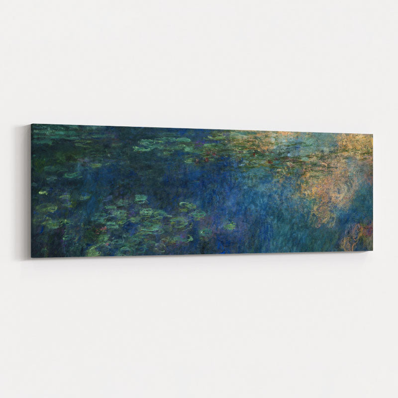 Reflections of Clouds on the Water-Lily Pond, Triptych Left Panel 1914-1926 by Claude Monet wall art