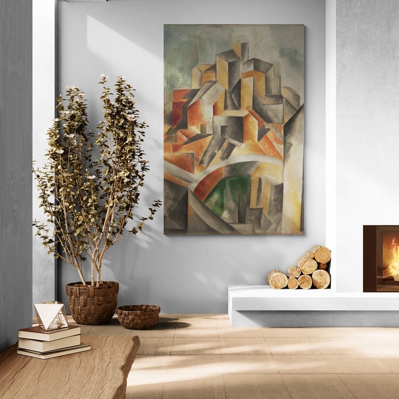 Reservoir at Horta by Pablo Picasso wall art from Glam Wall Art
