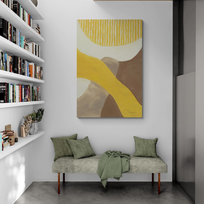 Retro Abstract VI by Danhui Nai wall art from Glam Wall Art
