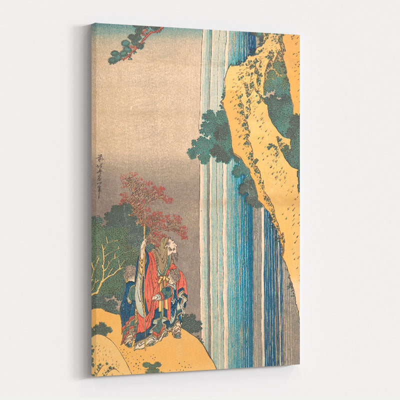 Ri Haku from the series Mirrors of Japanese and Chinese Poems by Katsushika Hokusai wall art