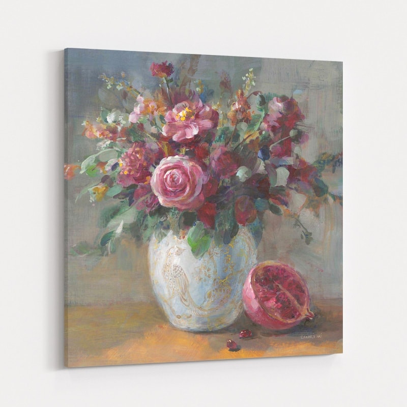 Rich Fall Florals by Danhui Nai wall art