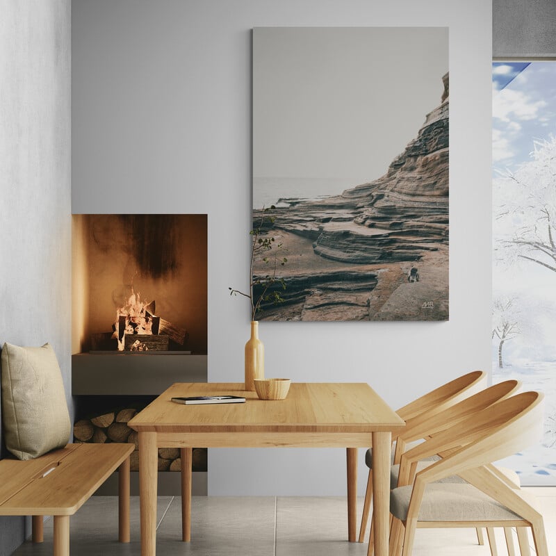 Rocky Shore Hawaii by Max Blakesberg Studios wall art from Glam Wall Art