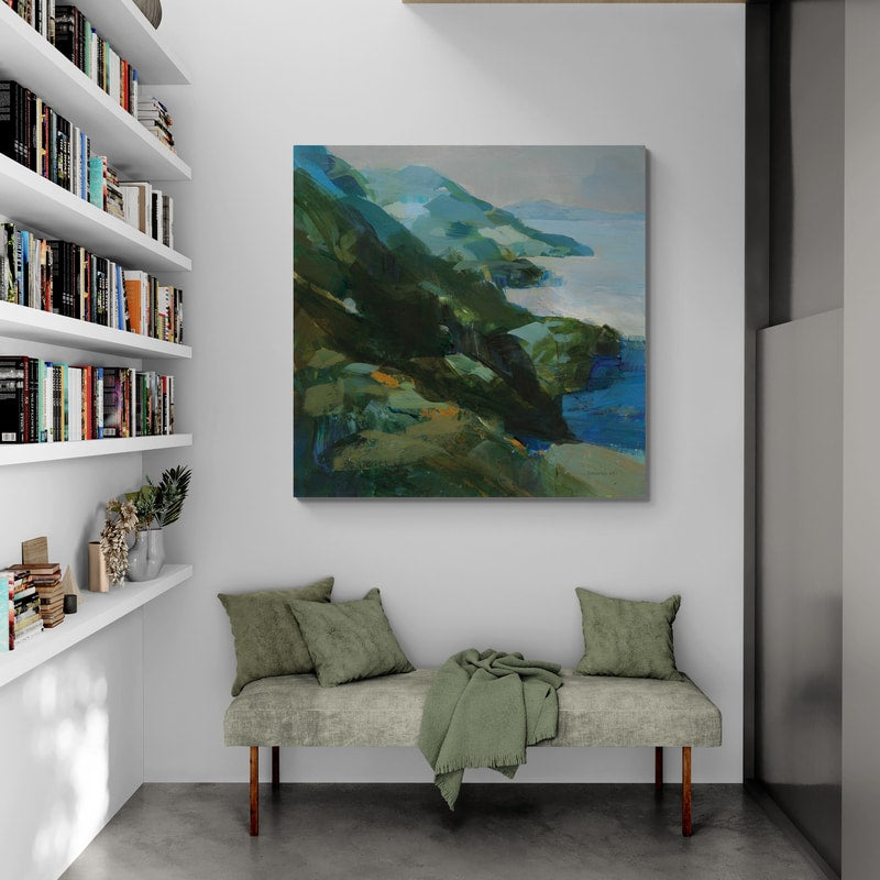 Rocky Shoreline I by Danhui Nai wall art from Glam Wall Art