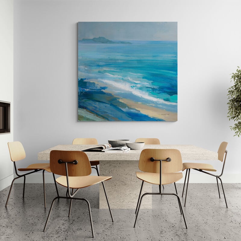 Rocky Shoreline II by Danhui Nai wall art from Glam Wall Art