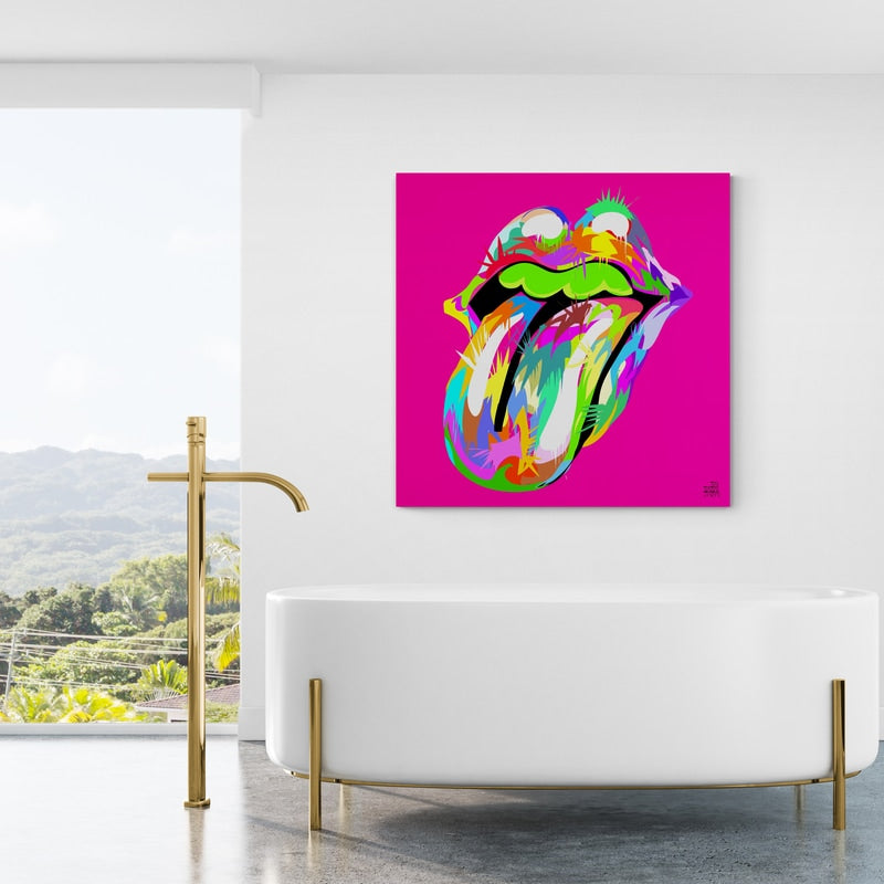 Rolling Mouth by Technodrome1 wall art from Glam Wall Art