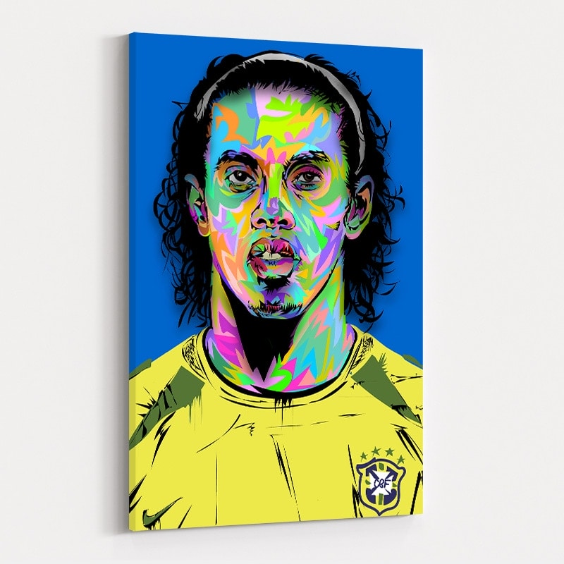 Ronaldinho by Technodrome1 wall art